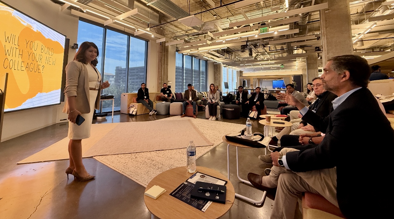 Claudia Molina speaking